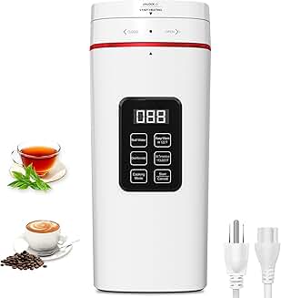 Portable Stainless Steel Electric Kettle with LED Display