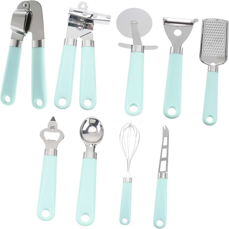 Plastic Handle Cooking Utensil Set for Kitchen