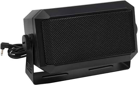 Rectangular External Speaker for Radio and Scanners