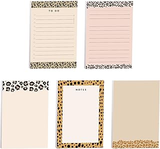 Animal Print Sticky Notes, 4x6 Inches, Repositionable