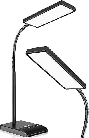 Adjustable LED Desk Lamp with Touch Control and Multiple Lighting Modes