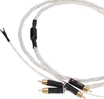 3ft RCA Stereo Audio Cable with Ground Wires