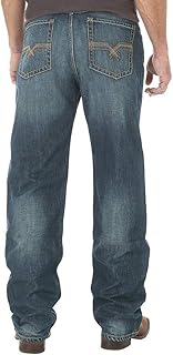 Men's Relaxed Fit Straight Jeans, Size 33