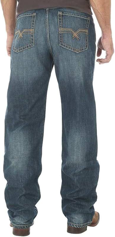 Men's Relaxed Fit Straight Jeans, Size 33