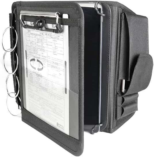 Adjustable Pilot Kneeboard with Aluminum Clipboard