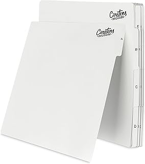 Heavy Duty Vinyl Album Dividers with Tabs
