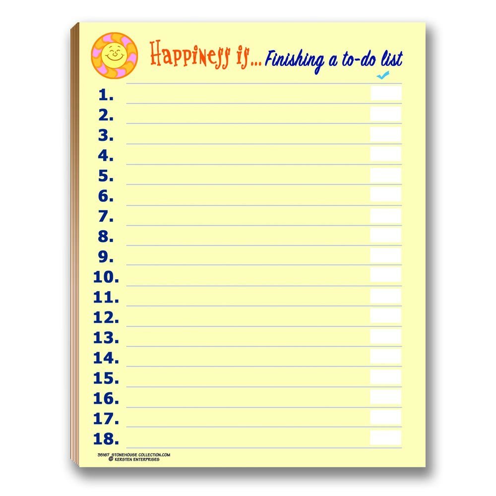 Funny To Do List Notepads, Assorted Pack
