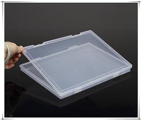 A4 Transparent Plastic File Box for Documents