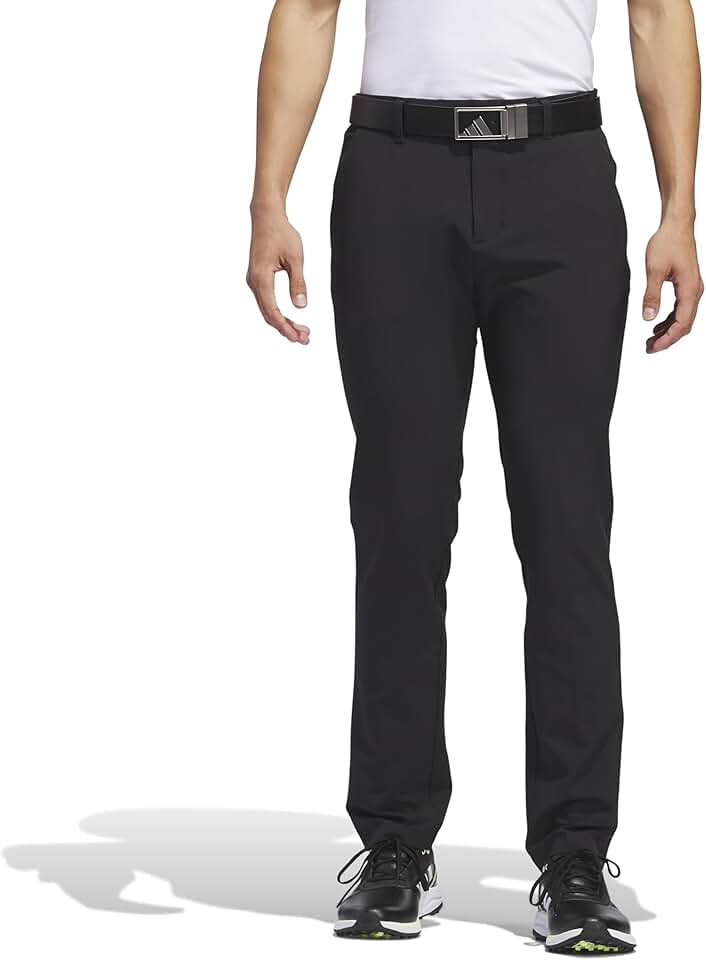 Men's Black Tapered Pants, 33W x 34L