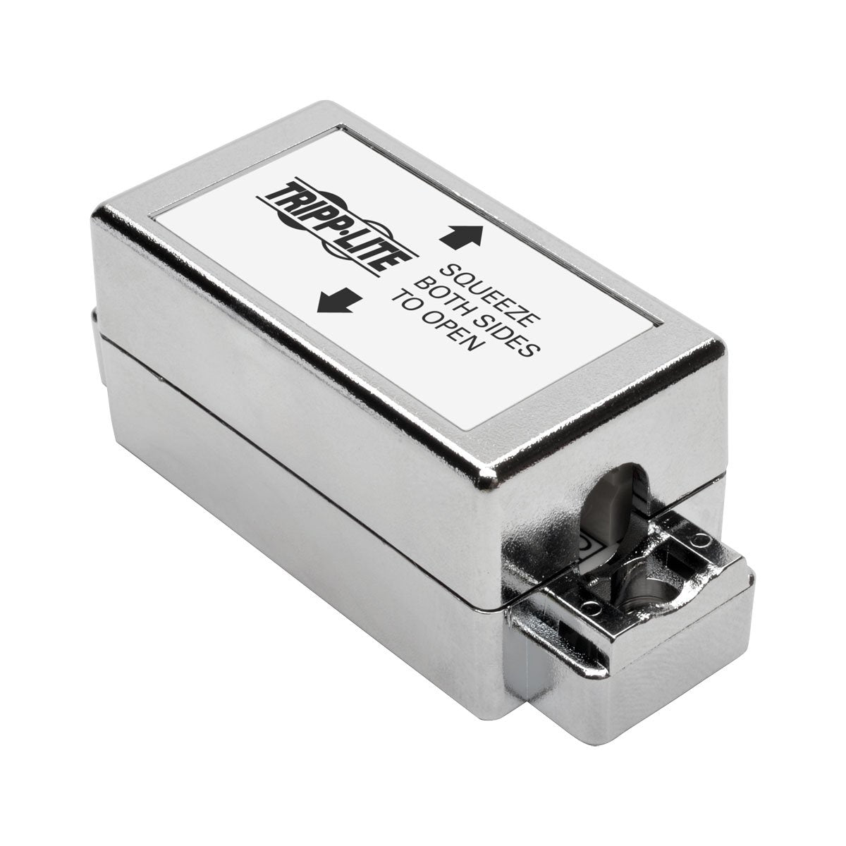 Cat6 Cat5e Shielded Junction Box, 110 Style Punch Down (N237-001-SH), Silver