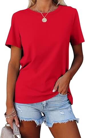 Women's Color Block Short Sleeve Casual T-Shirt