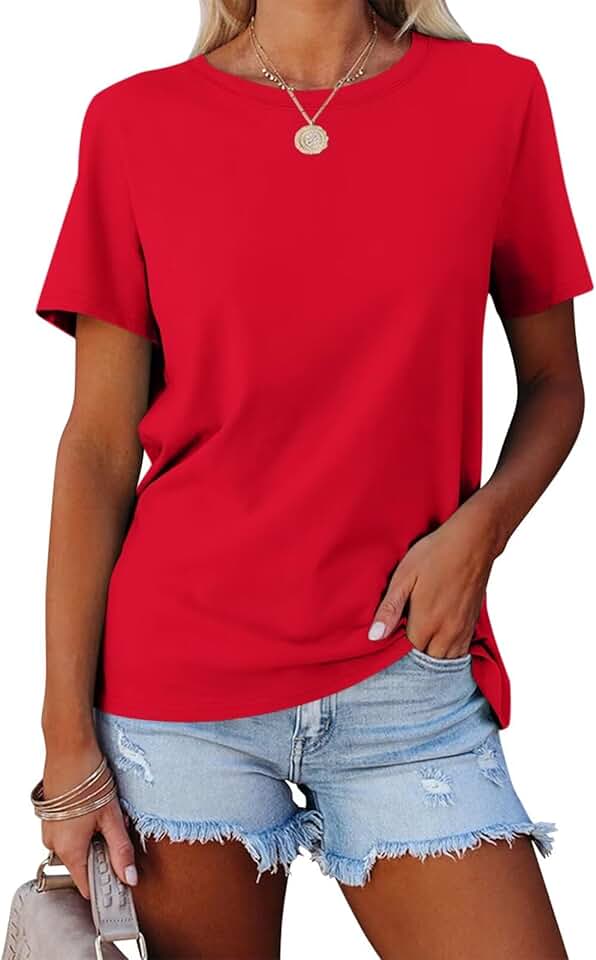 Women's Color Block Short Sleeve Casual T-Shirt