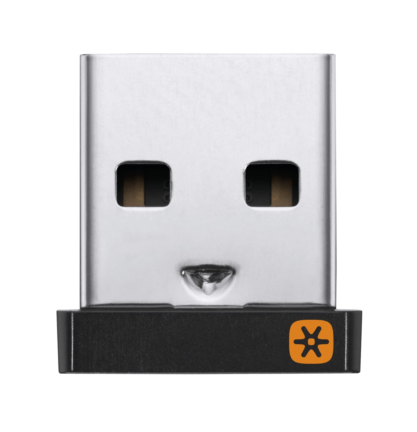 USB Unifying Receiver, 2.4 GHz Wireless Technology, USB Plug Compatible with all Unifying Devices like Wireless Mouse and Keyboard, PC / Mac / Laptop - Black