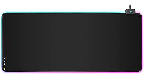 Large RGB Cloth Gaming Mouse Pad with USB Hub