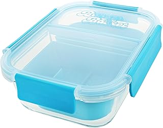 Two-Compartment Borosilicate Glass Cleaning Container