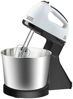 Electric Stand and Hand Mixer for Baking