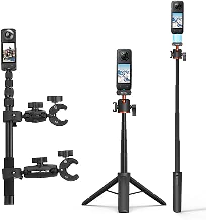 Motorcycle Mount with Tripod and Extension Rod