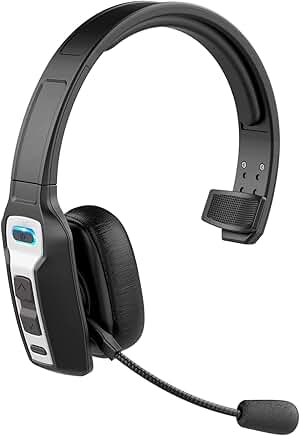 Wireless Trucker Headset with Microphone and Noise Cancellation