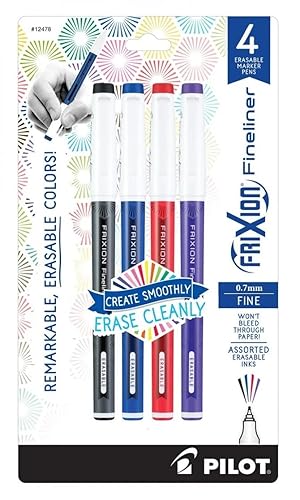 Set of four fineliner pens