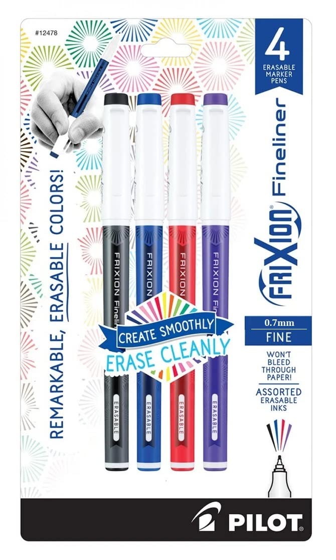 Set of four fineliner pens