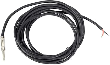 15-foot 16 AWG speaker cable with bare wire and PVC jacket
