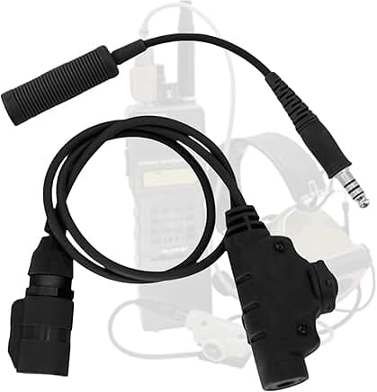 6-Pin V2 U94 PTT Adapter for Tactical Headsets
