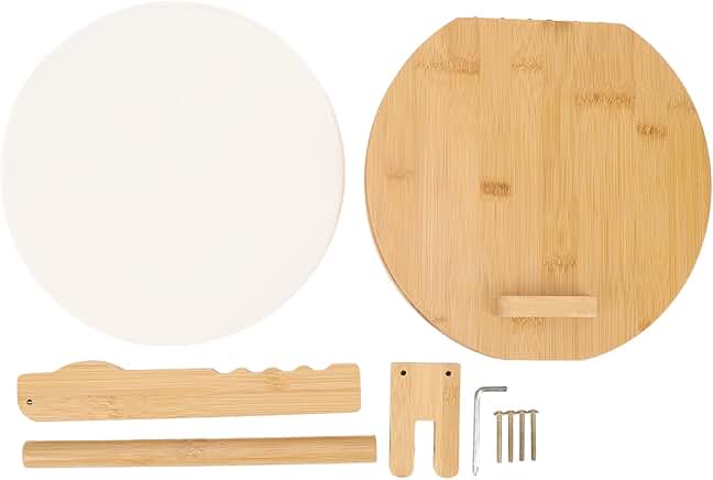 Wood Tortilla Press with 50 Parchment Papers