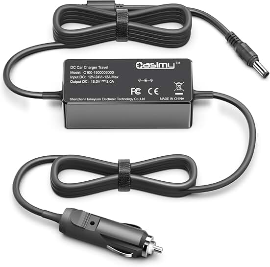 Car DC Charging Cable for Portable Oxygen Concentrator