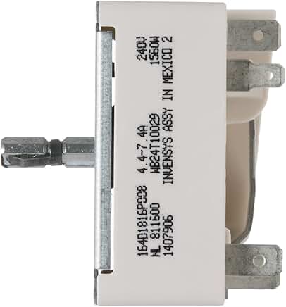 Surface Burner Control Switch for Electric Ranges