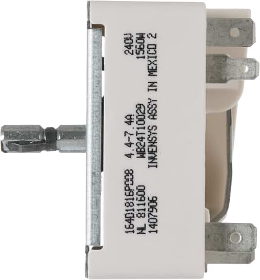 Surface Burner Control Switch for Electric Ranges