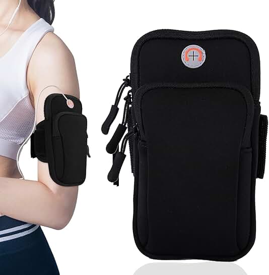 Universal Sports Armband for Running and Gym with Earphone Hole