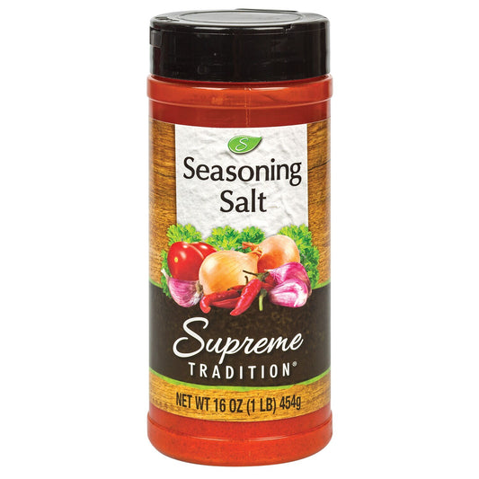 Supreme Tradition Seasoned Salt, 16 oz. (Pack of 12)