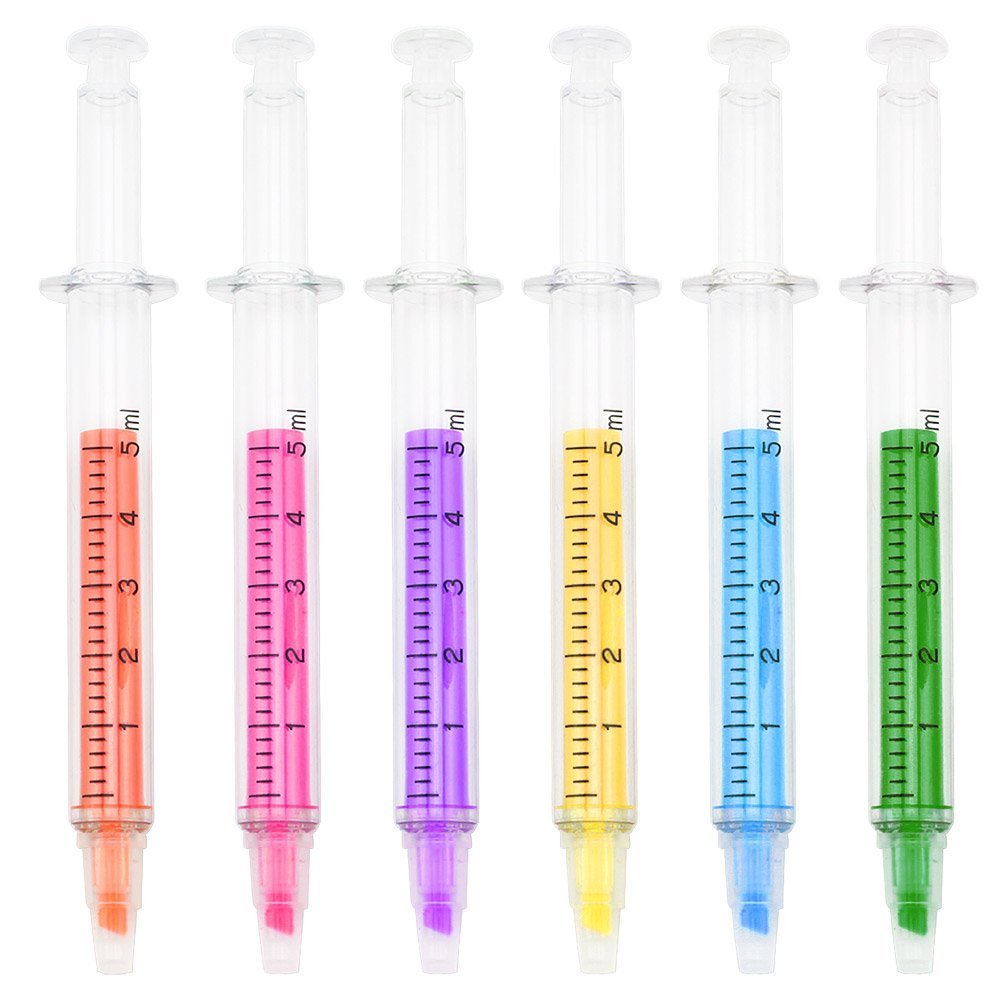 Six-Color SunAngel Highlighter Pen Set