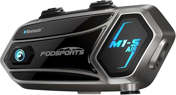 Motorcycle Bluetooth Headset with Music Sharing and Intercom