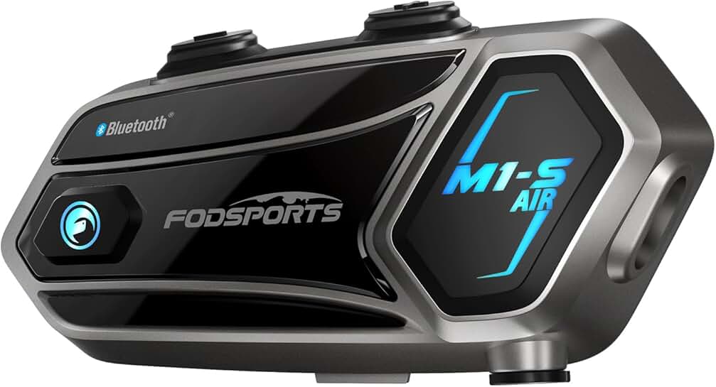 Motorcycle Bluetooth Headset with Music Sharing and Intercom