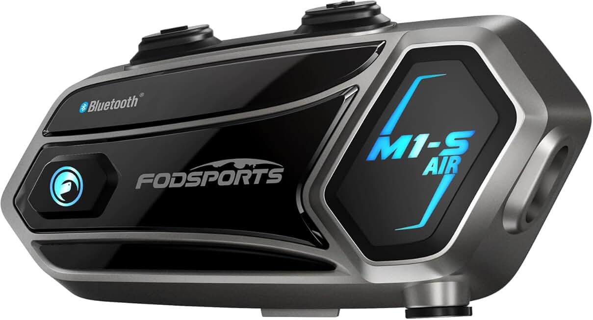 Motorcycle Bluetooth Headset with Music Sharing and Intercom