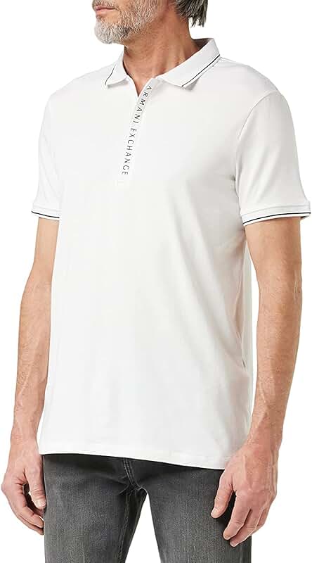 Men's Logo Zip Jersey Polo