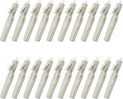 20 Pack Multimode Fiber Optic Quick Connectors