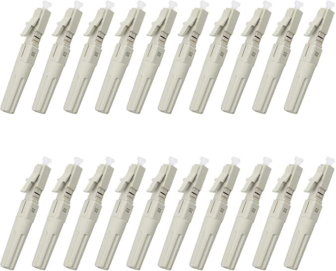 20 Pack Multimode Fiber Optic Quick Connectors