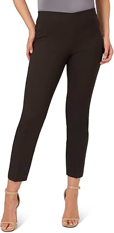 Women's Solid Bi-Stretch Pull-On Pants