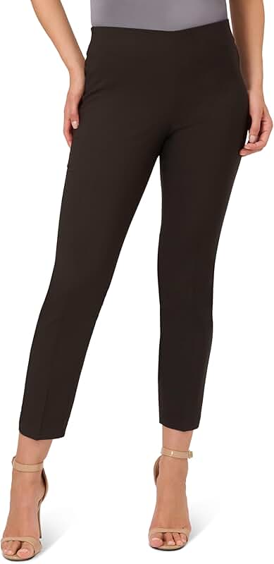 Women's Solid Bi-Stretch Pull-On Pants
