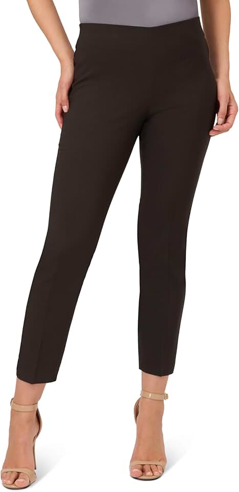 Women's Solid Bi-Stretch Pull-On Pants