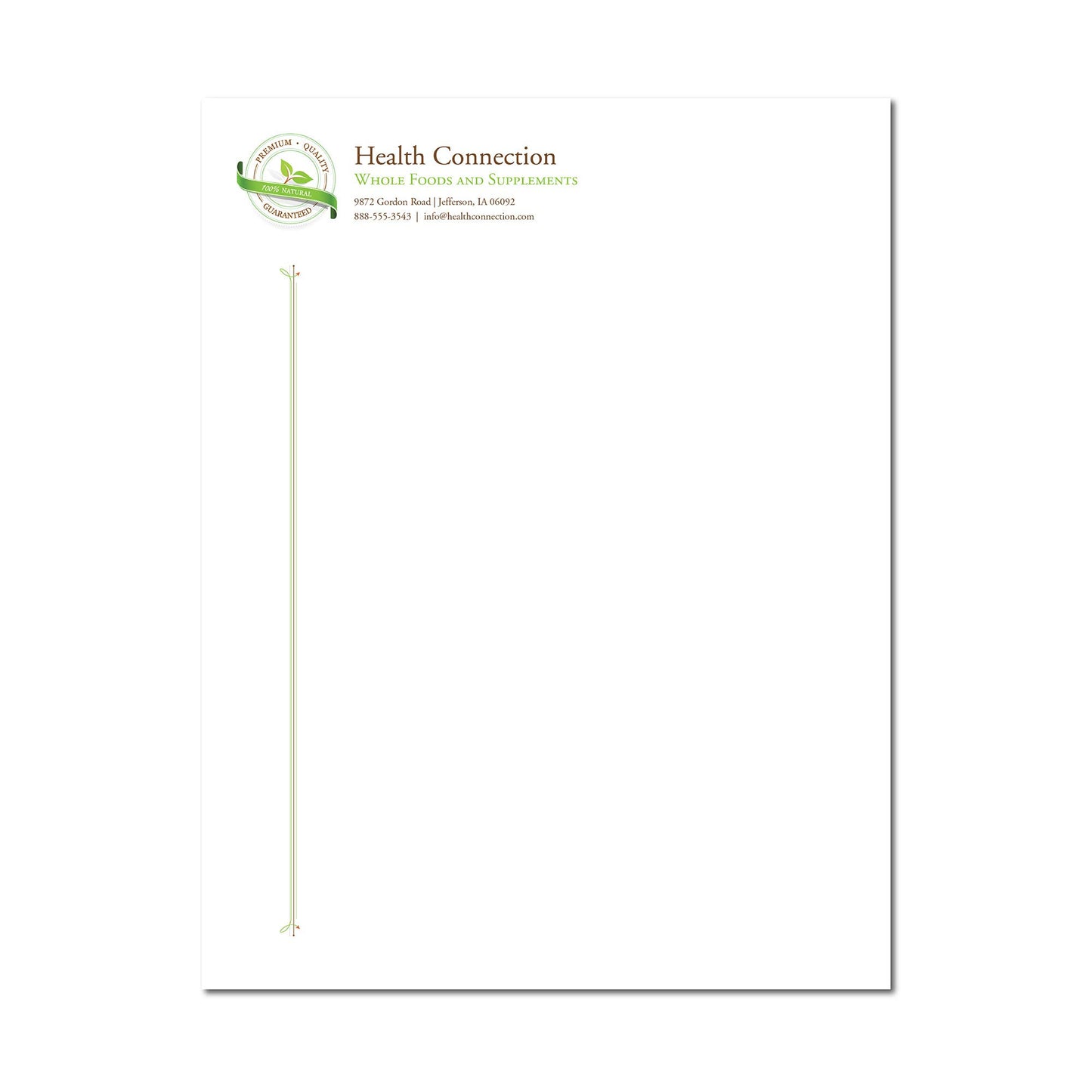 White 25% Cotton Business Paper, 8.5 x 11, 500 sheets