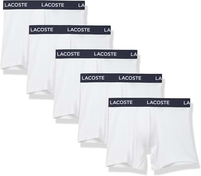 Men's Cotton Stretch Boxer Briefs, 5 Pack