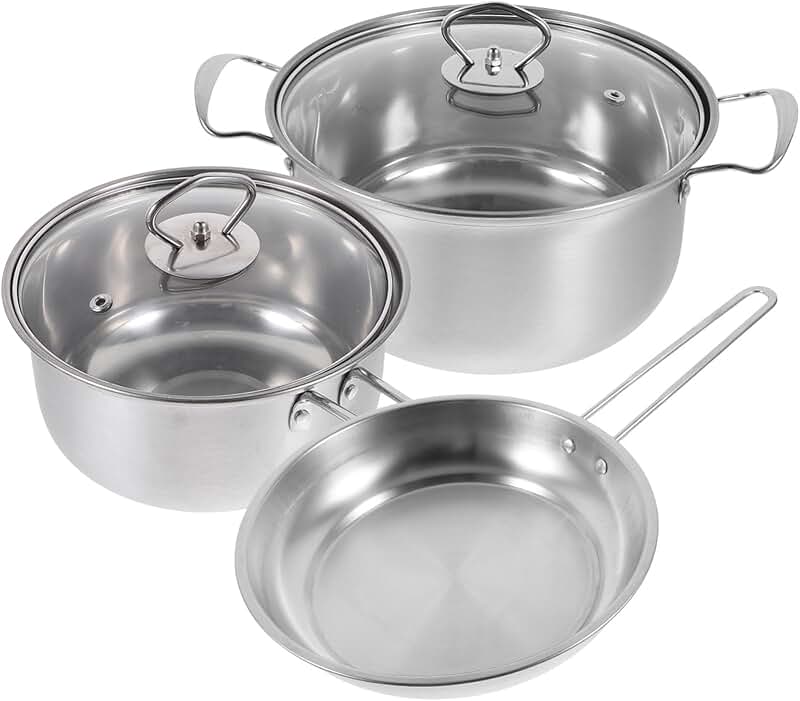 Set of 2 universal glass lids for various pot sizes