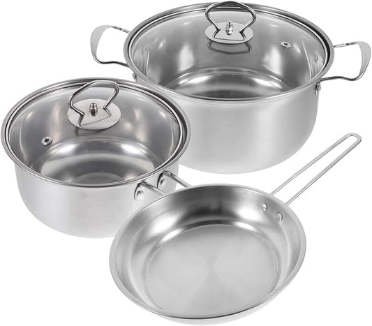Set of 2 universal glass lids for various pot sizes