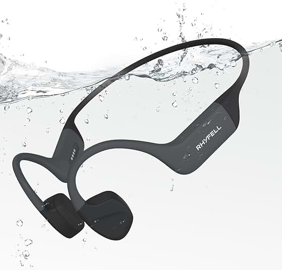 Open-Ear Waterproof Bone Conduction Headphones with 32G Memory