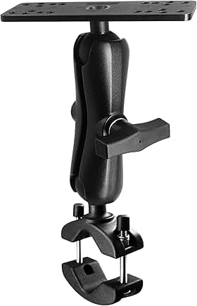 1.5" Aluminum Fish Finder Mount with Clamp Base