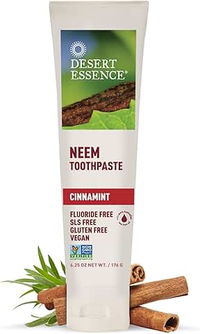 Natural Neem Toothpaste with Cinnamint and Sea Salt