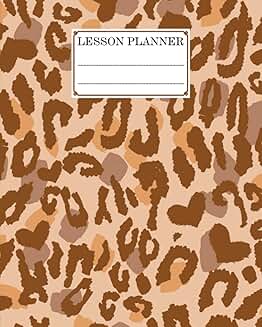 Elementary and high school lesson planner with 121 pages